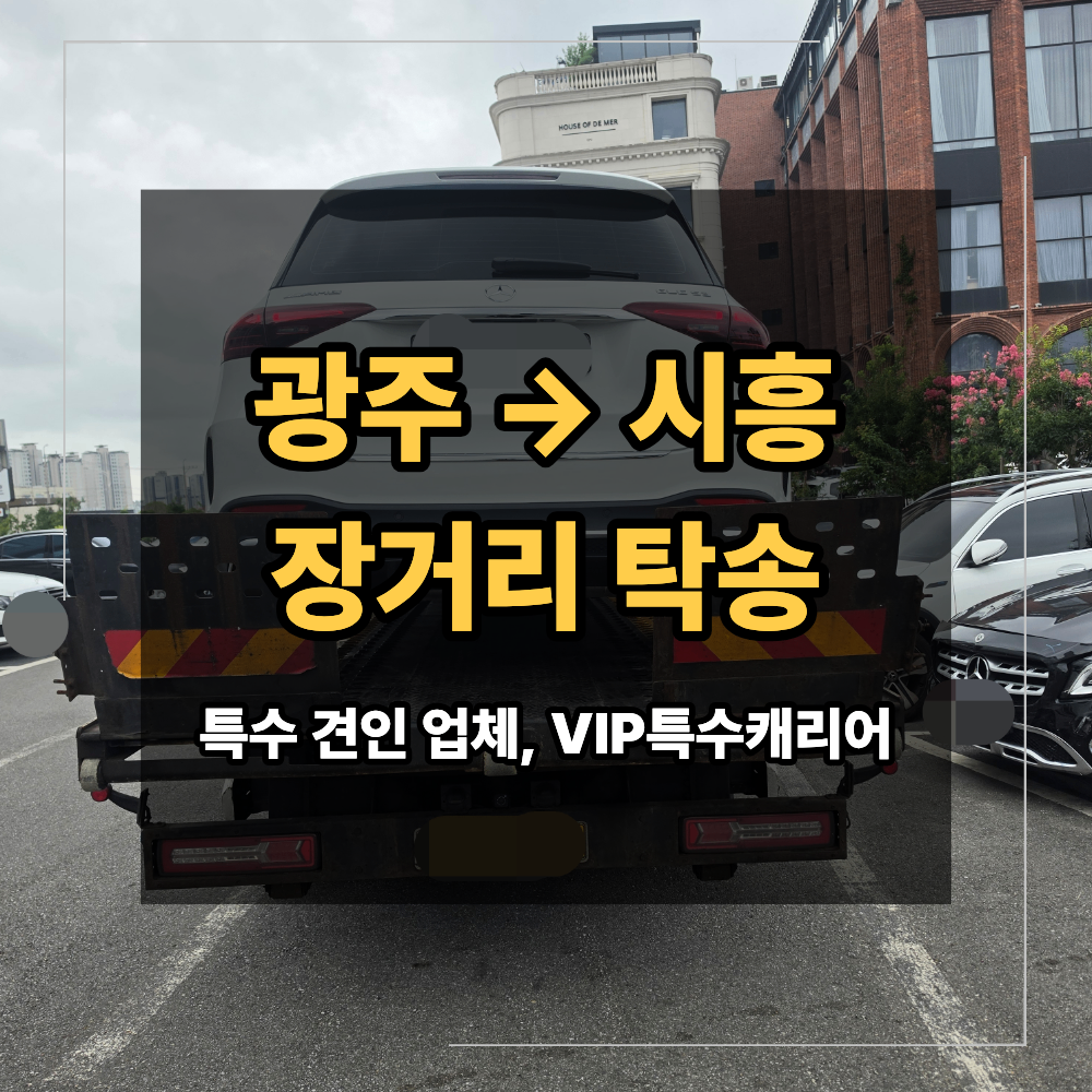 광주 시흥 장거리 탁송 벤츠 차량 카 캐리어 이용 시 확인 할 점
